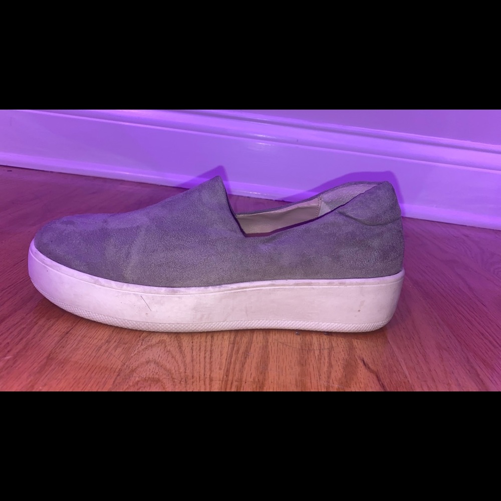 Grey steven madden platform